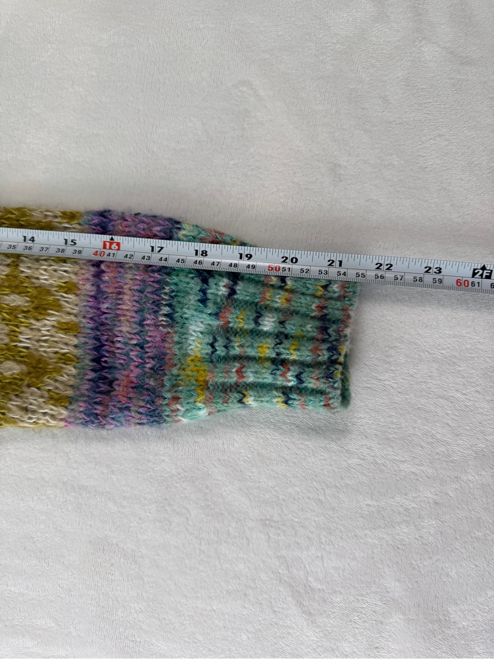 Urban Outfitters Carol Cropped Fair Isle Sweater Multicolor Size S - Picture 8 of 10
